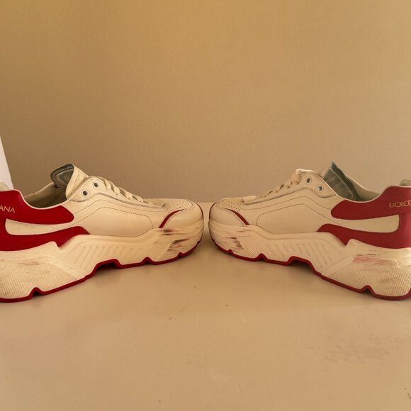 Dolce & Gabbana Daymaster Low 'White Red' sneakers trainers Men’s 8 US (UK 7) - Picture 7 of 10